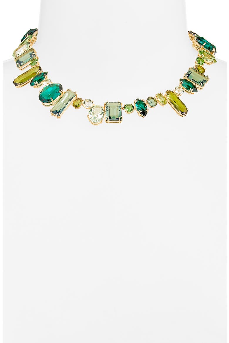 Gema Crystal Choker Necklace, Alternate, color, GREEN MULTICOLORED
