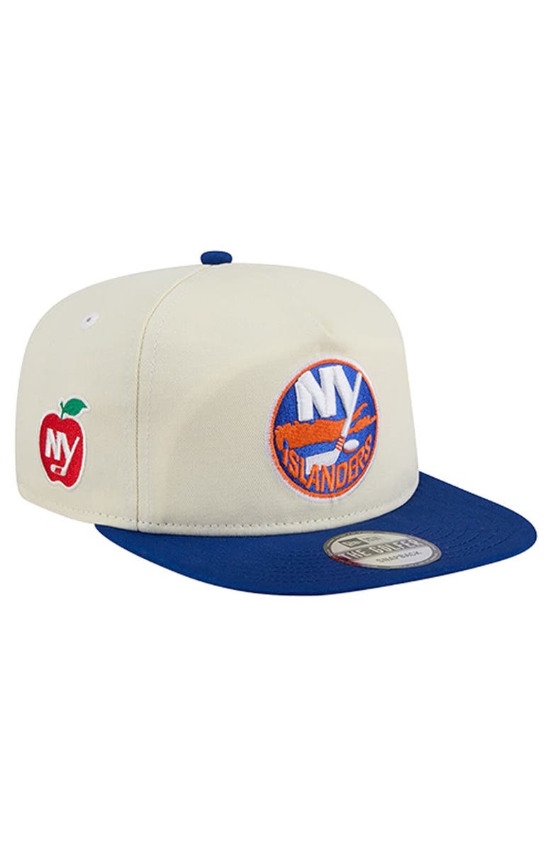 New Era Men's New Era Cream New York Islanders Golfer Adjustable Hat, Main, color, Cream