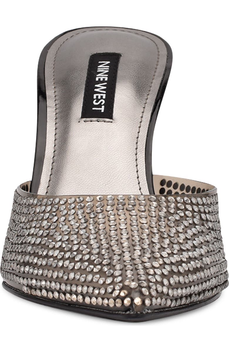 Nine West Hott Embellished Pointed Toe Mule, Alternate, color,