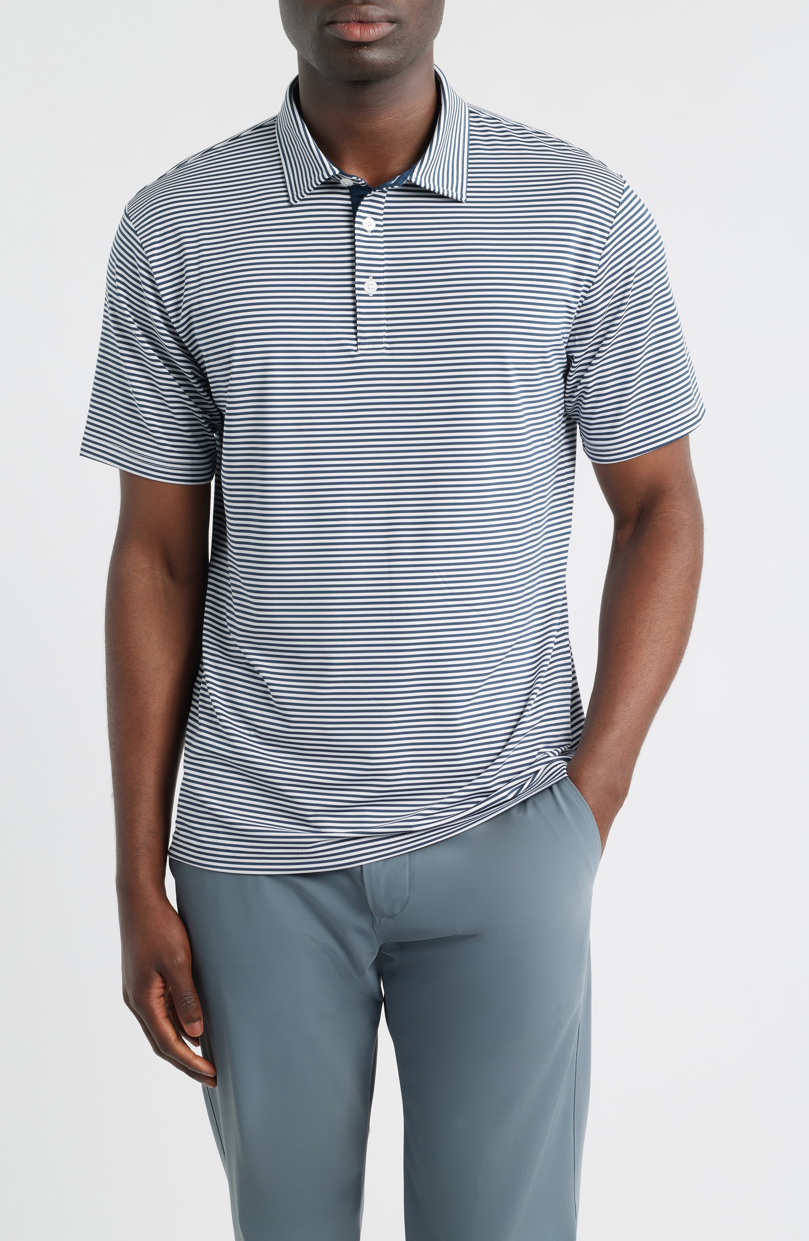 Smith Stripe Performance Golf Polo - image 5