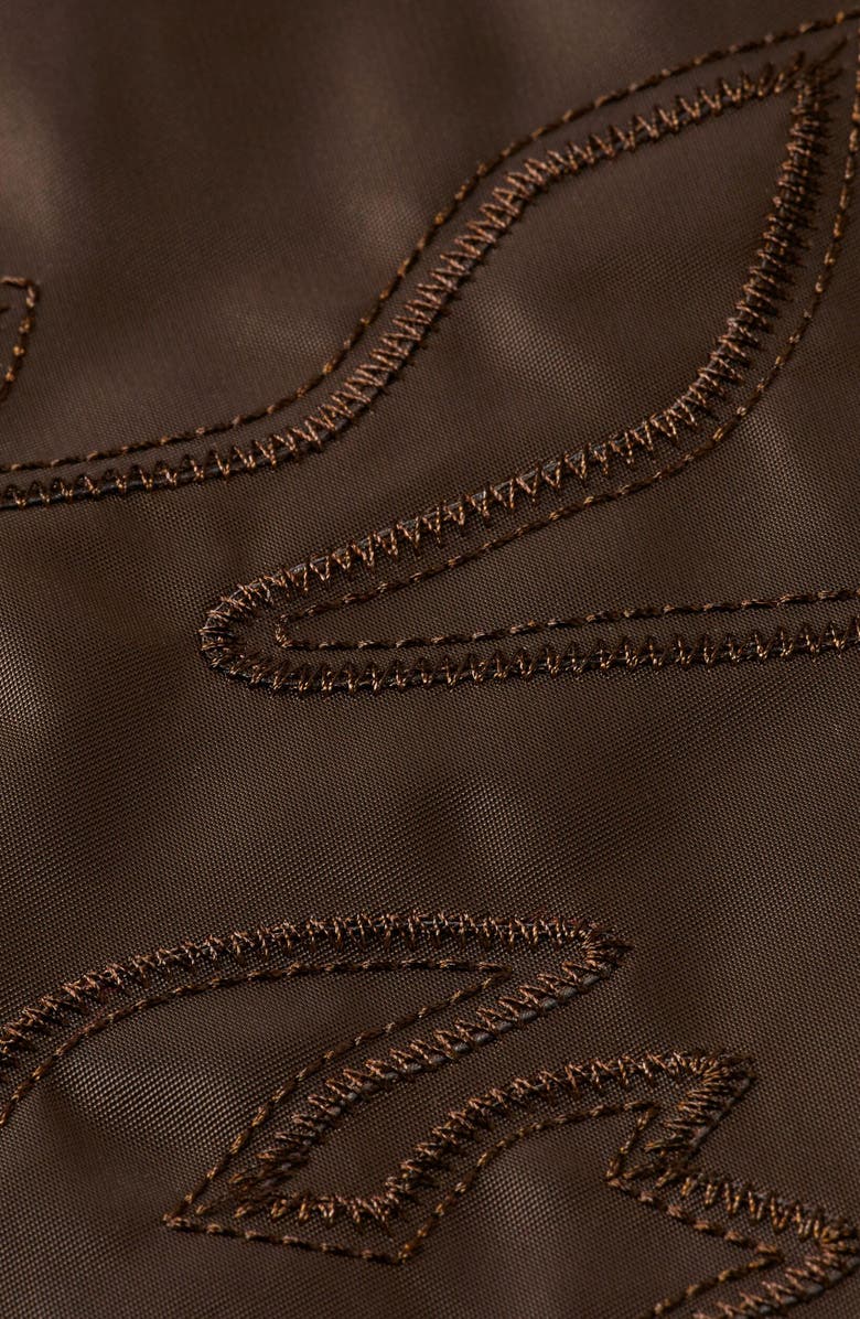 Scotch & Soda Appliqué Aviator Bomber Jacket, Alternate, color, Demitasse