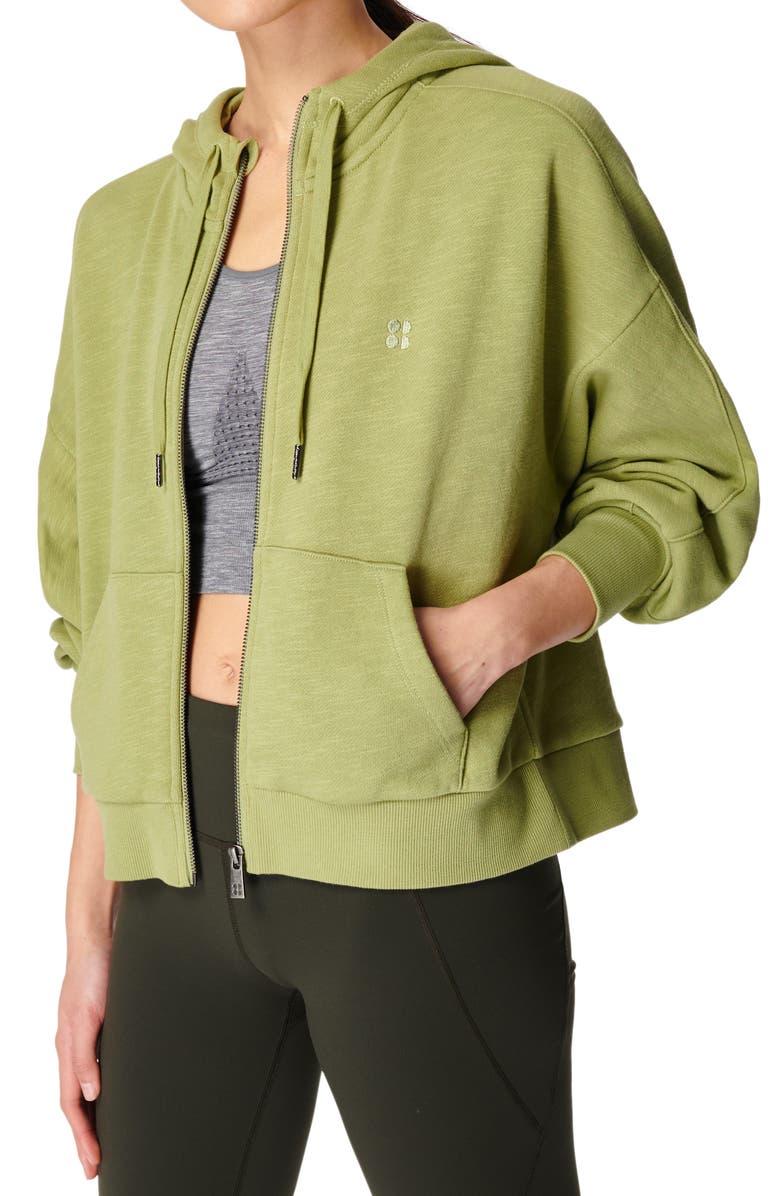 Sweaty Betty Essentials Full Zip Hoodie, Main, color,
