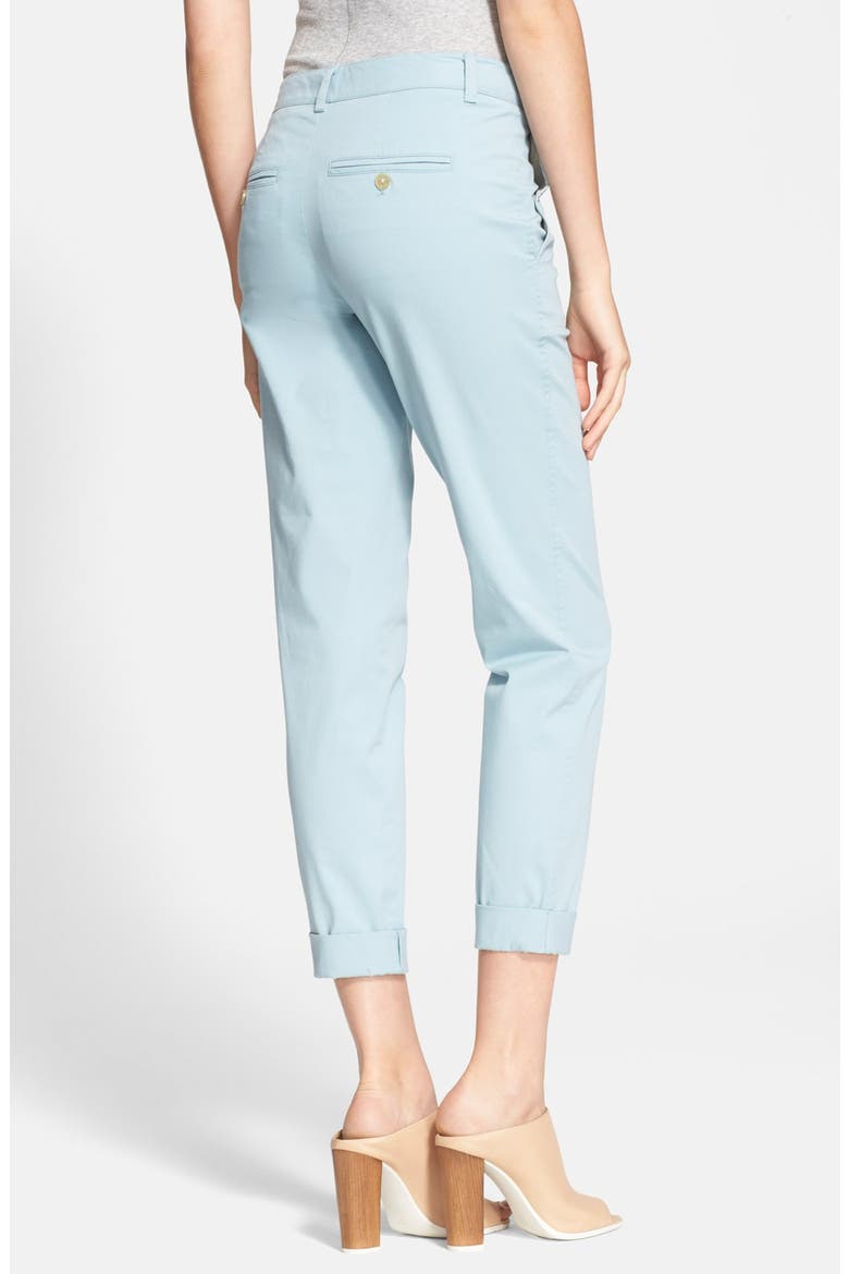 Boyfriend Trousers, Alternate, color, STREAM