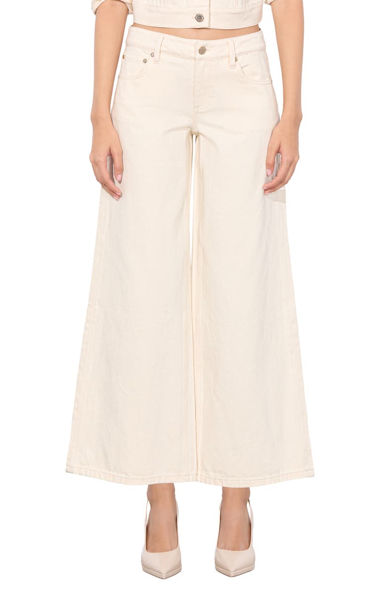 Alice + Olivia Amazing High Waist Ankle Wide Leg Jeans, Main, color,