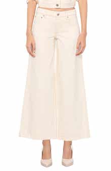 Alice + Olivia Amazing High Waist Ankle Wide Leg Jeans