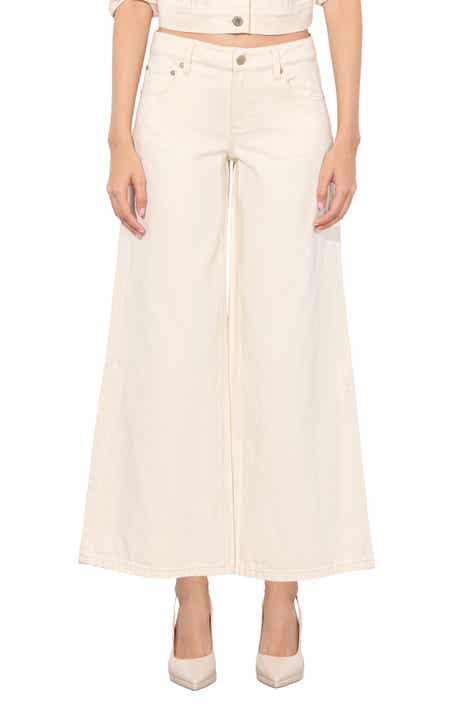 Alice + Olivia Amazing High Waist Ankle Wide Leg Jeans