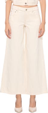 Alice + Olivia Amazing High Waist Ankle Wide Leg Jeans