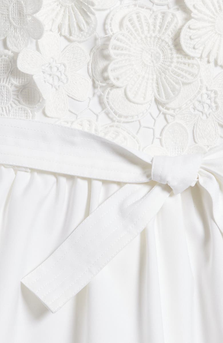 Reiss Kids' Dannie Lace Appliqué Dress, Alternate, color, 