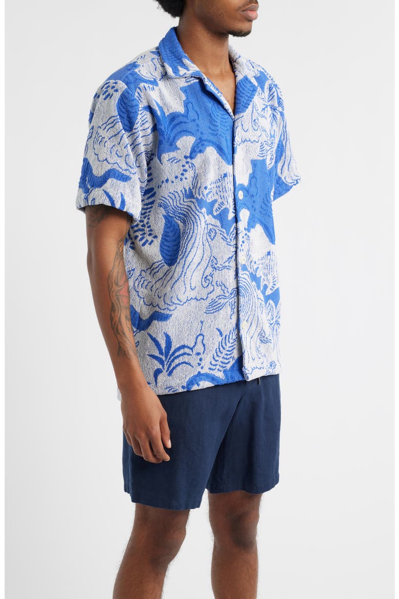 Mystea Camp Shirt, Alternate, color, BLUE