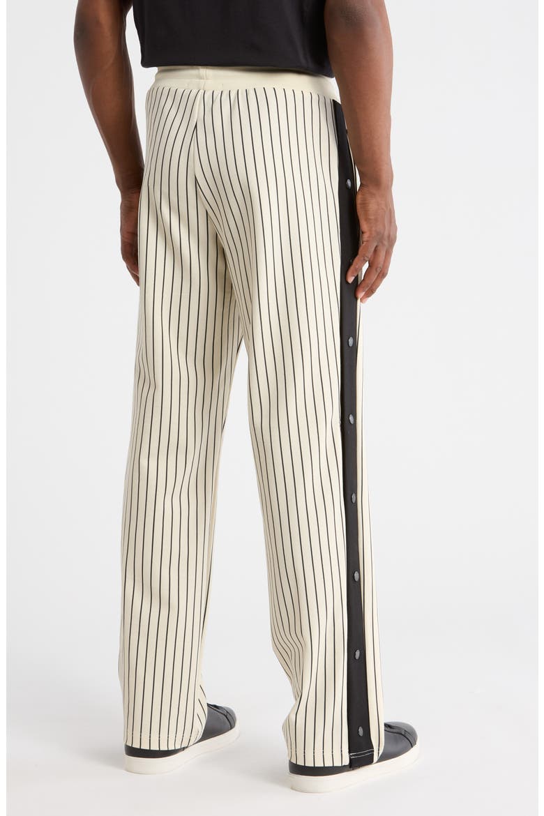 Yale Stripe Track Pants, Alternate, color, IVORY/ BLACK