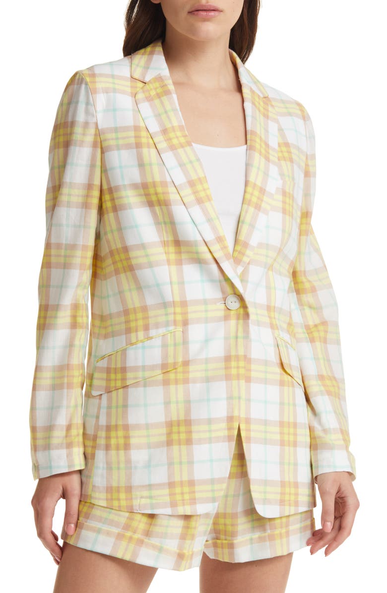 Margot Plaid Blazer