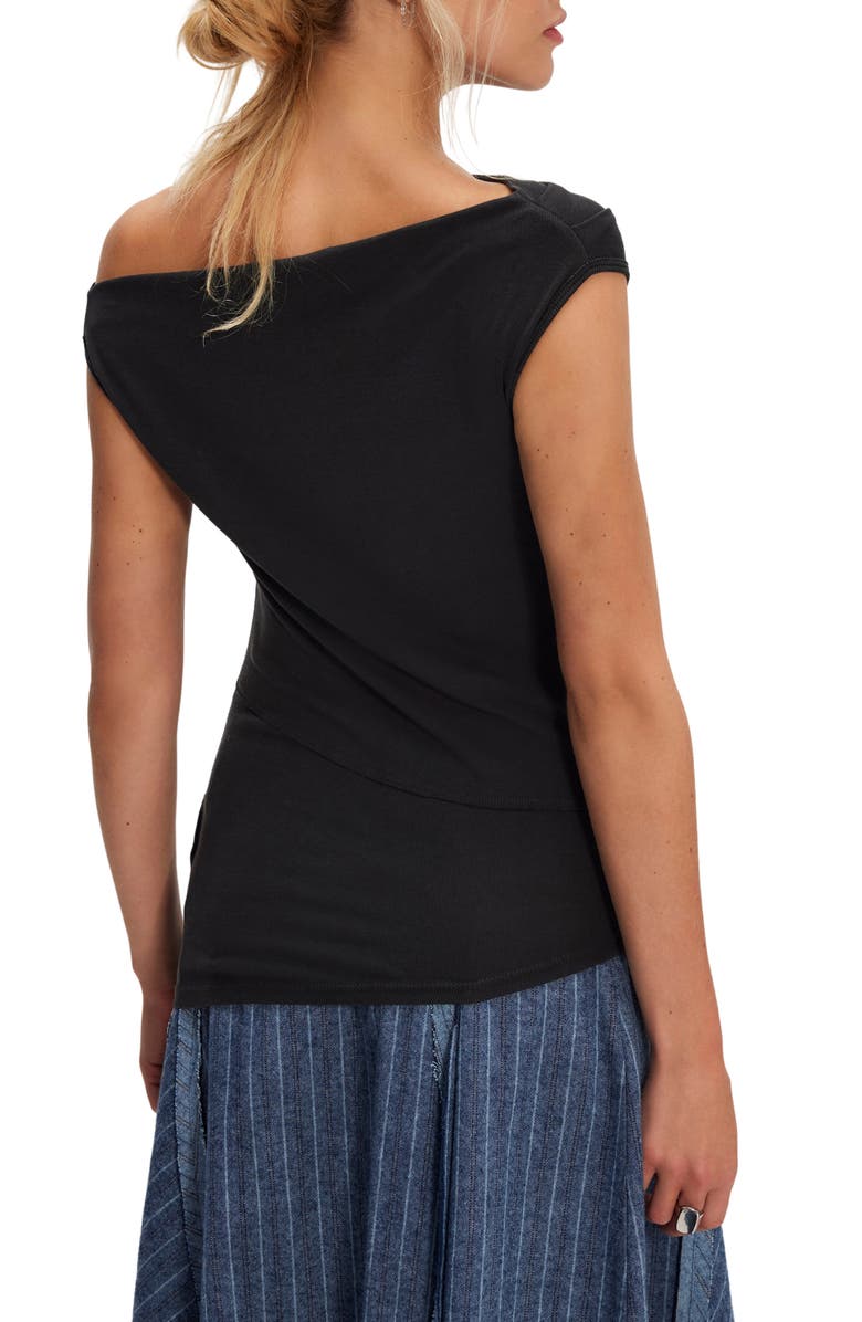 Free People Fall For You Knit Tank, Alternate, color, Black