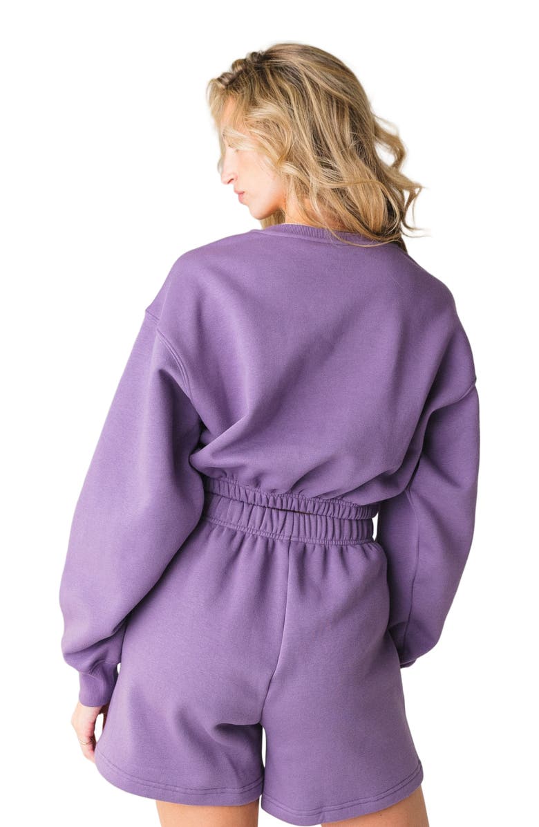 Vitality Cozy Crop Crew, Alternate, color, Violet