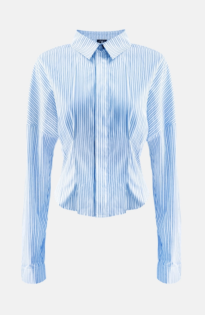 OW Collection Eliza Shirt, Alternate, color, Light Blue Stripe