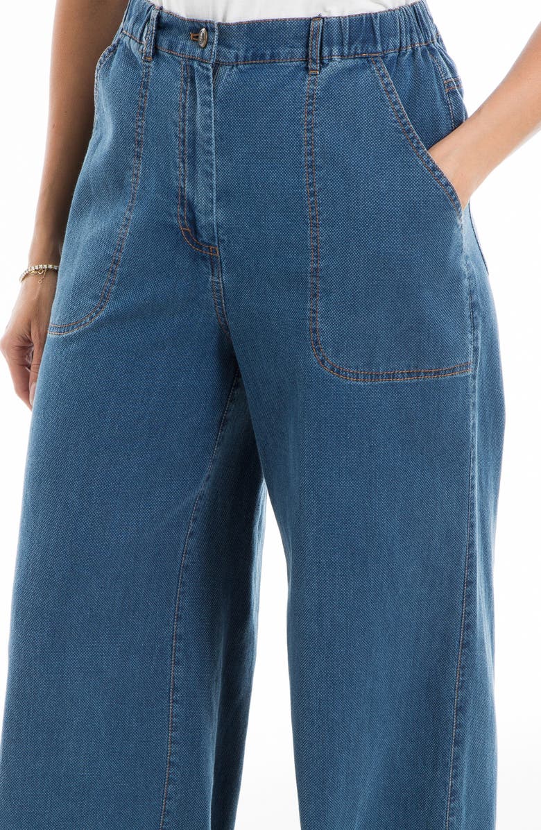 MAX STUDIO Wide Leg Jeans, Alternate, color, Indigo