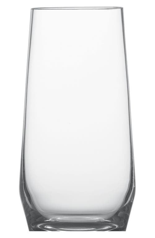 Schott Zwiesel Pure Set Of 6 Long Drink Cocktail Glass In Clear
