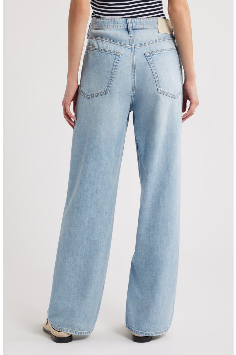 Featherweight Logan Mid Rise Wide Leg Jeans, Alternate, color, GREENPORT