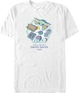 Star Wars: The Mandalorian and Grogu Men's Star Wars The Mandalorian and Grogu The Child Hyperspace Snack Shack  Graphic T-Shirt