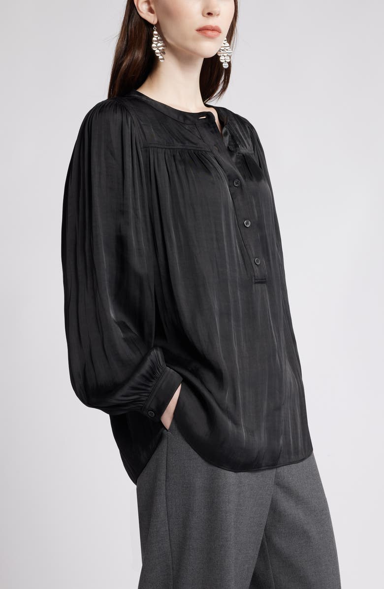 Nordstrom Gathered Popover Top, Alternate, color, 