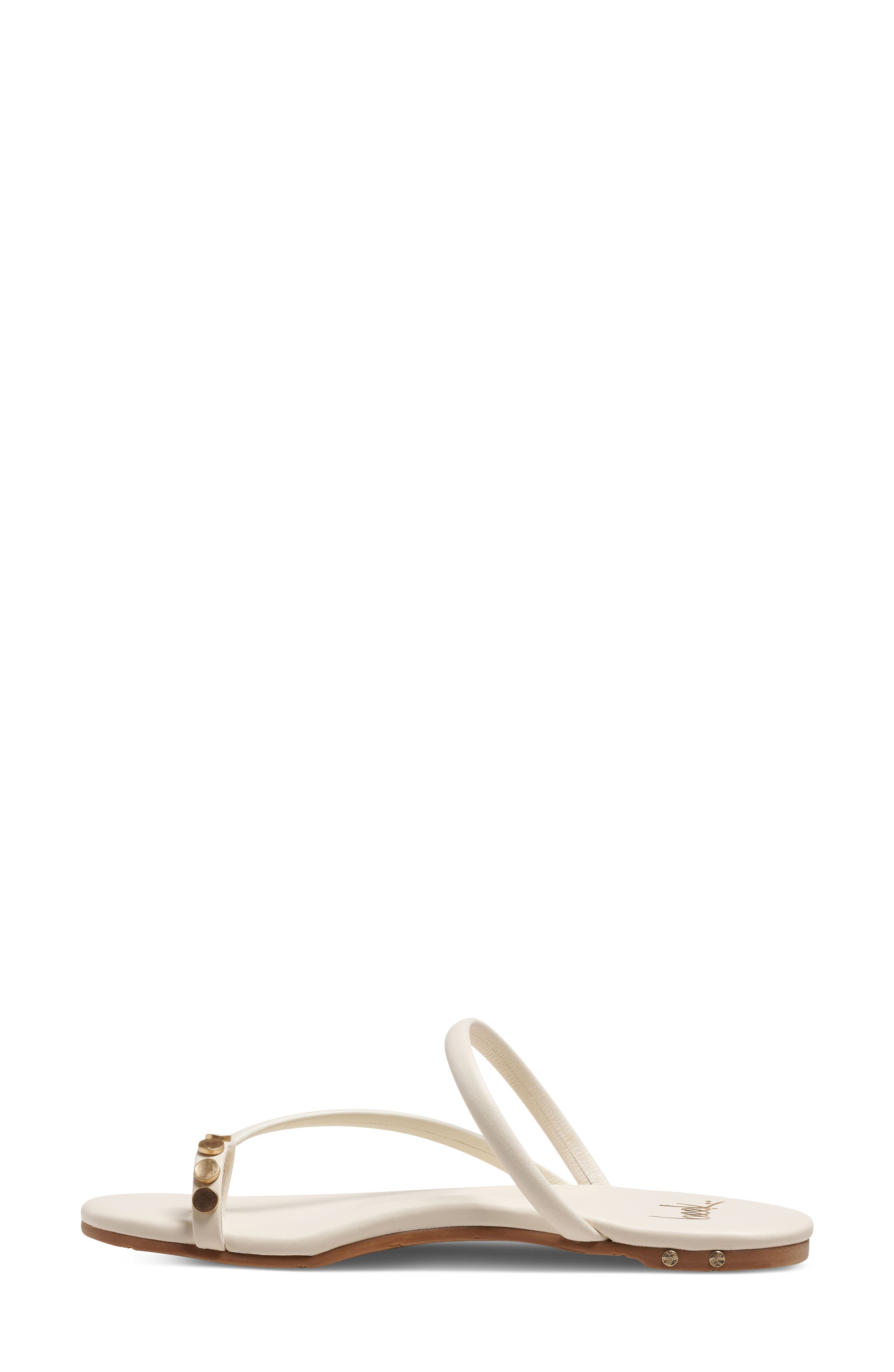 Starbird Studded Toe Ring Slide Sandal, Alternate, color, VANILLA