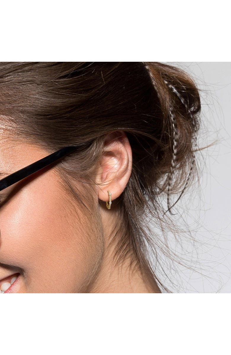 Created Forever Lab Grown Diamond Hoop Earrings - 0.41ct., Alternate, color, Gold