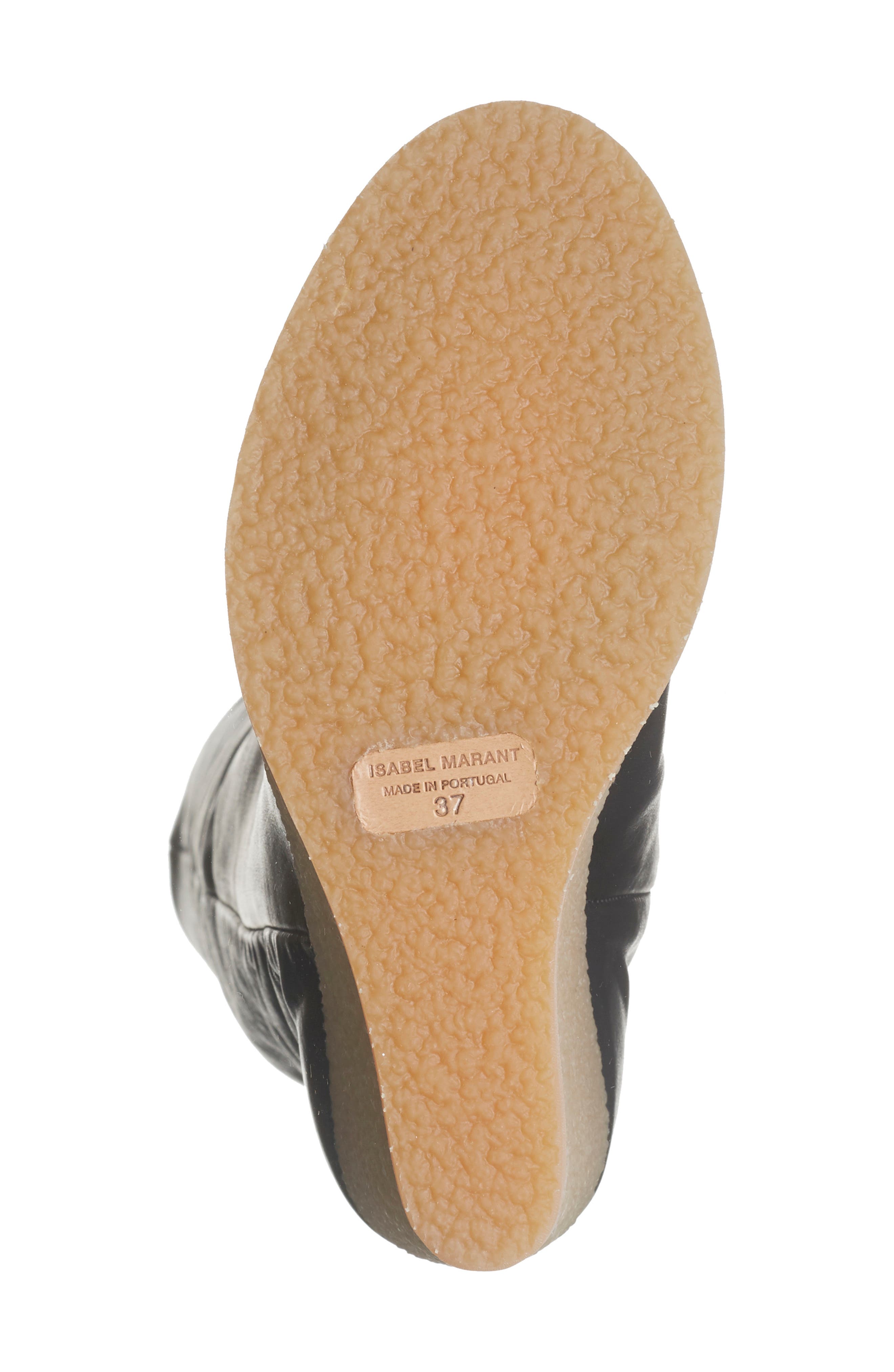 Isabel Marant Tilin Over the Knee Wedge Boot, Alternate, color, 