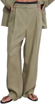 & Other Stories Wide Leg Linen Pants