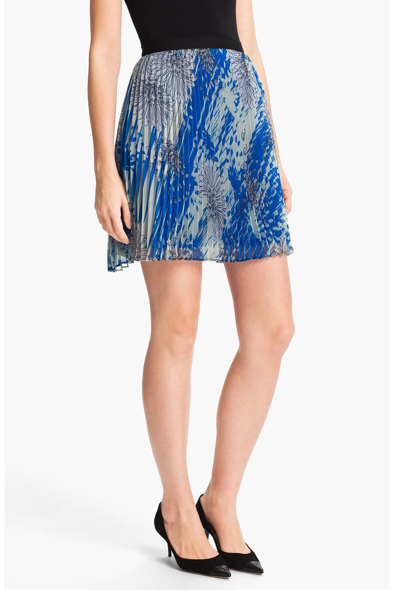 Print Chiffon Skirt (Nordstrom Exclusive), Main, color, FLORAL PETALS PRINT