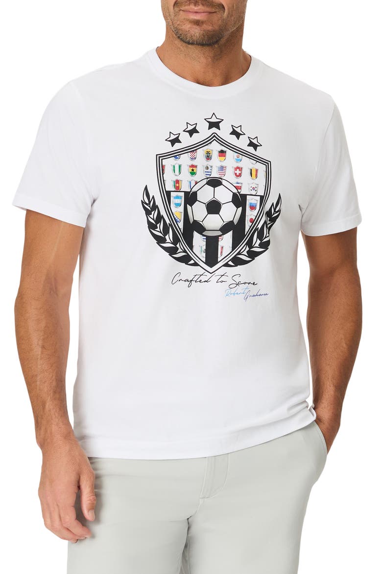 Score Season Graphic T-Shirt, Main, color, WHITE