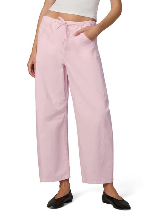 The Bowie Cotton Blend Drawstring Pants