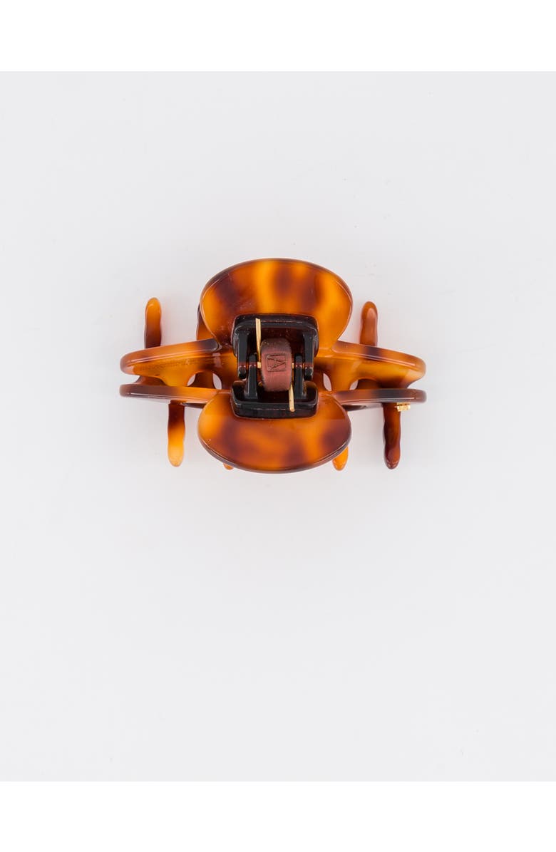 Alexandre de Paris Clemenceau acetate hair clip, Alternate, color, Brown
