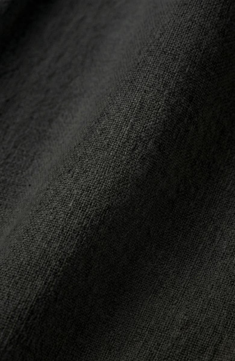 Modenaire Cap Sleeve Fitted Gathered Midi Dress, Alternate, color, Black