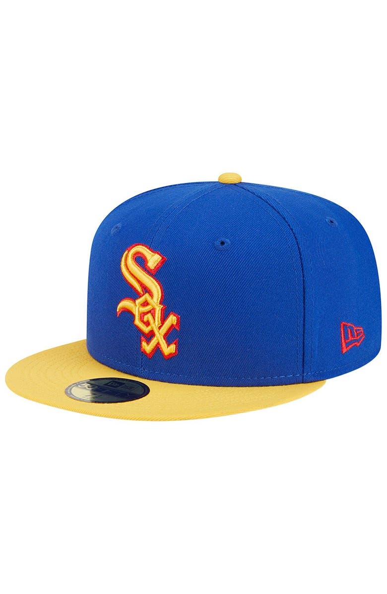 New Era Men's New Era  Royal/Yellow Chicago White Sox Empire 59FIFTY Fitted Hat, Alternate, color, Royal