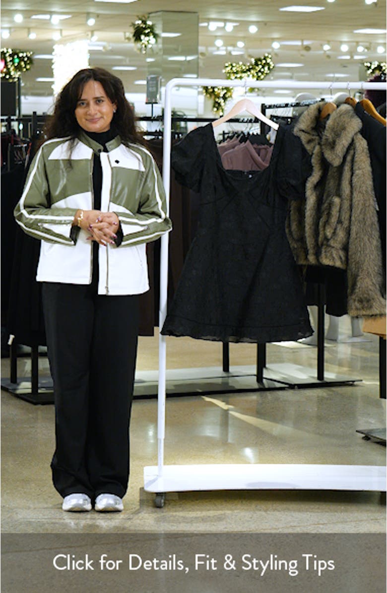 Petal Veil Jacquard Minidress, sales video thumbnail