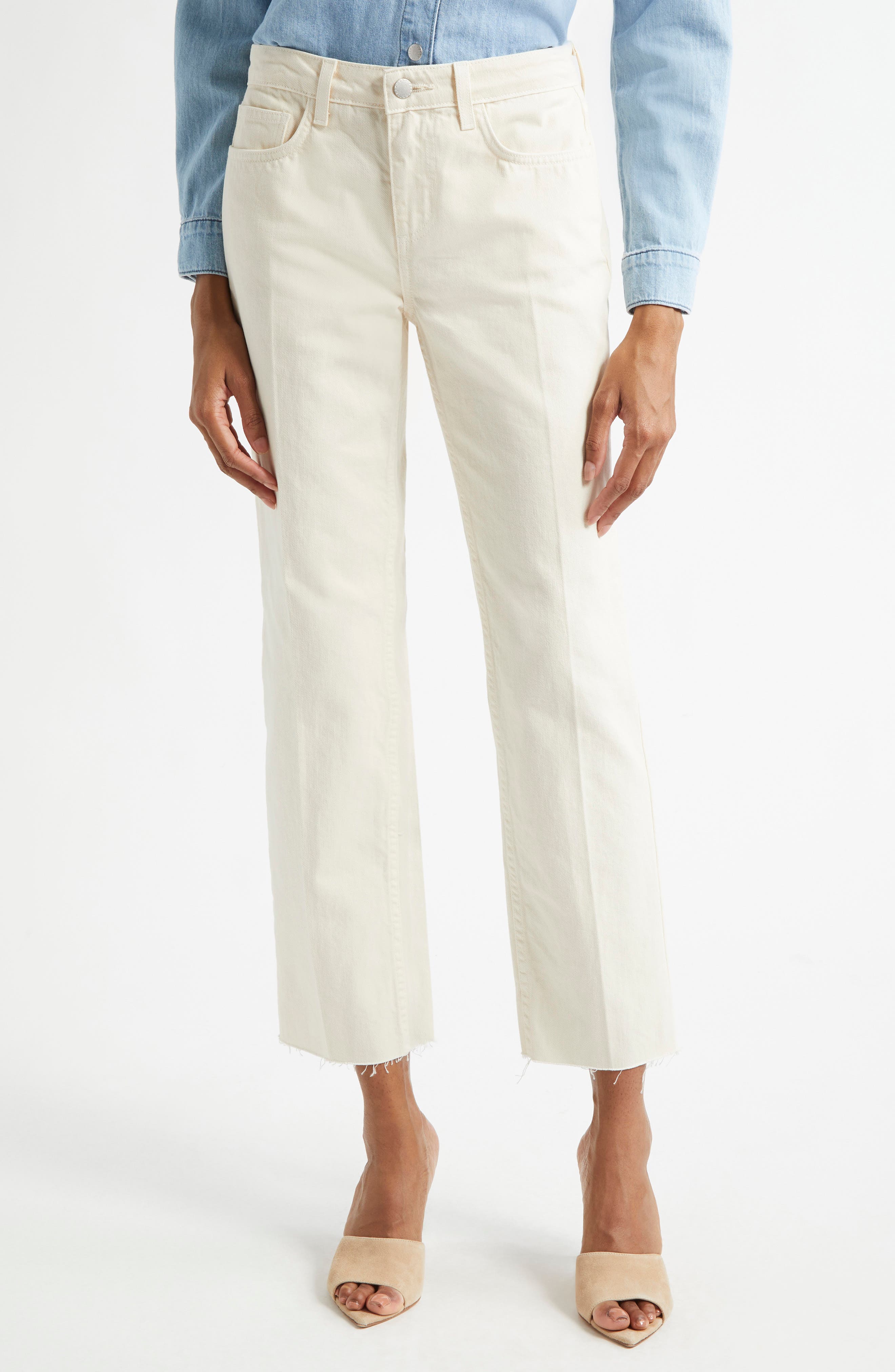 L'AGENCE Milana Stovepipe Ankle Straight Leg Jeans