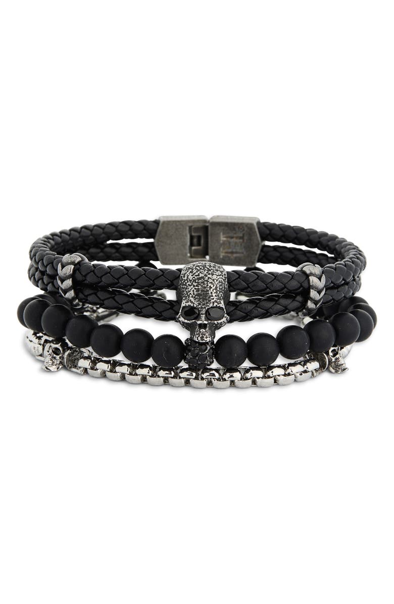 AMERICAN EXCHANGE 3-Piece Bracelet Set, Alternate, color,