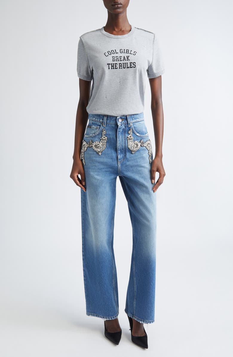 Dolce&Gabbana Jersey Graphic T-Shirt, Alternate, color, Variante Abbinata