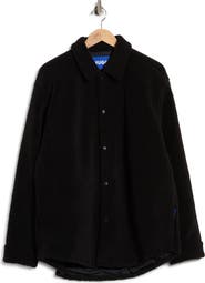 HUGO Ebolt Teddy Faux Shearling Shirt Jacket