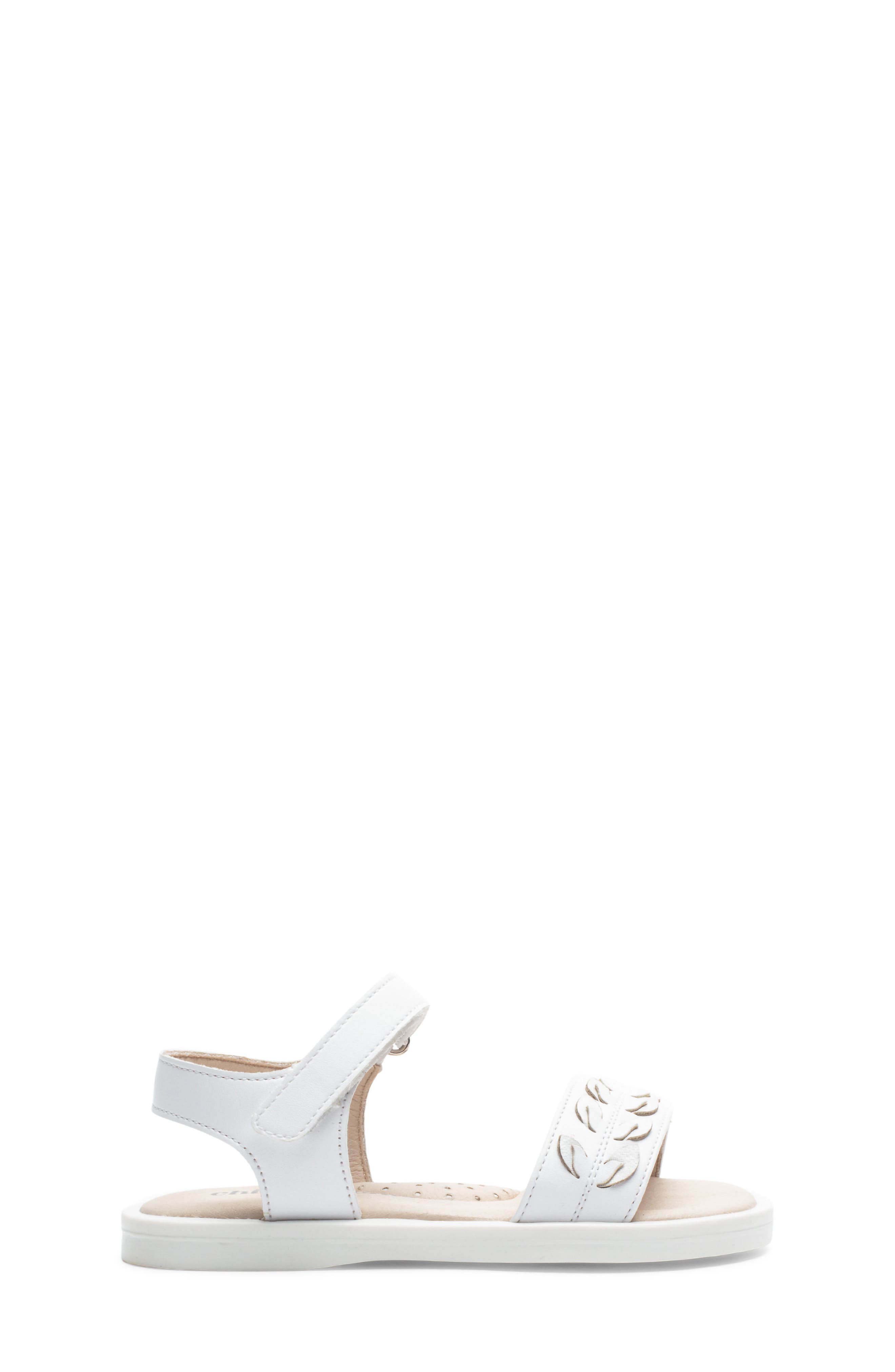 Kids' Rebecca Sandal, Alternate, color, WHITE
