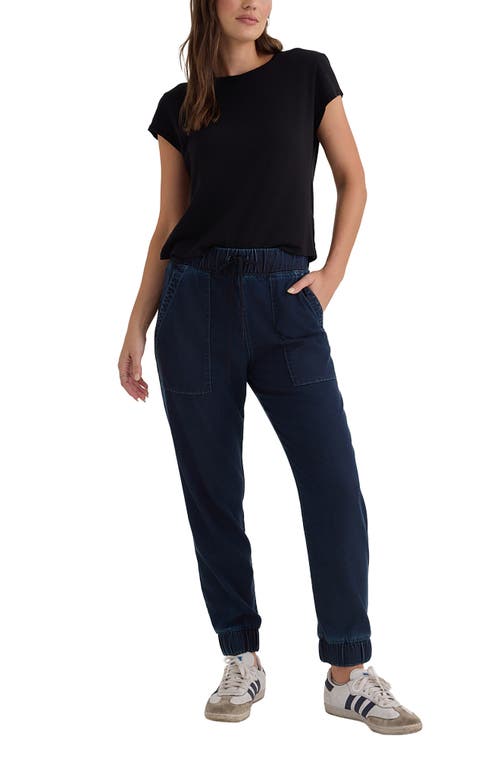 Bella Dahl Pocket Joggers In Blue