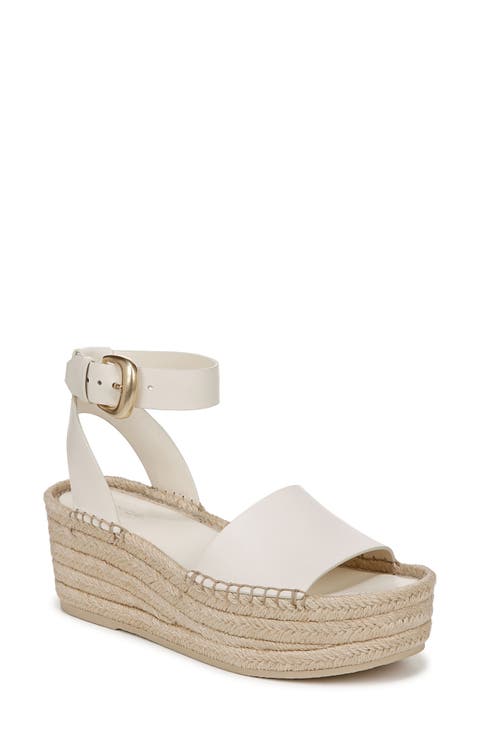 Belisa Ankle Strap Espadrille Platform Wedge Sandal (Women)
