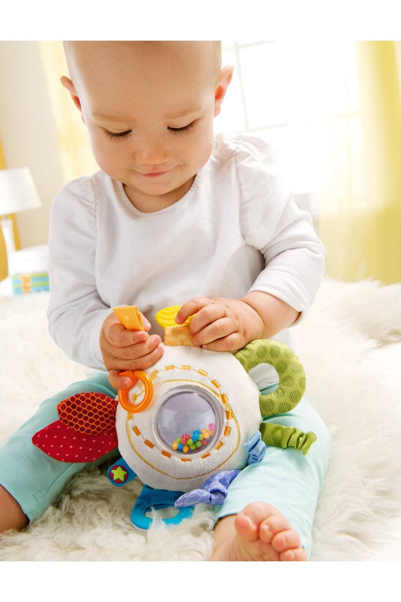 Teether Cuddly Rainbow Round Activity Toy, Alternate, color, Multi