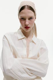 H&M Lace-trimmed Triangle Scarf