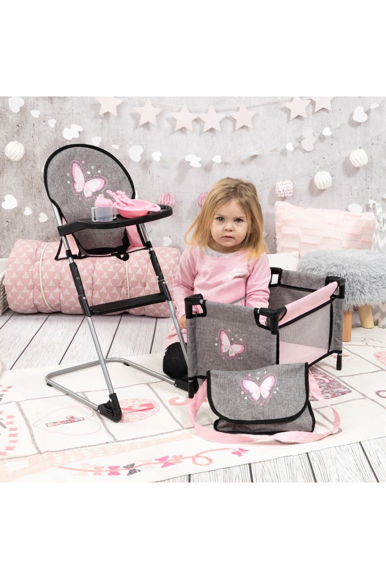 9 In 1 Doll Travel Bed Set, For Dolls Up to 18 Inches, Kids 3+, Alternate, color, Multicolored