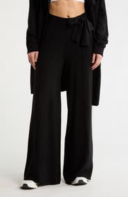 NYDJ Pintuck Knit Wide Leg Pants
