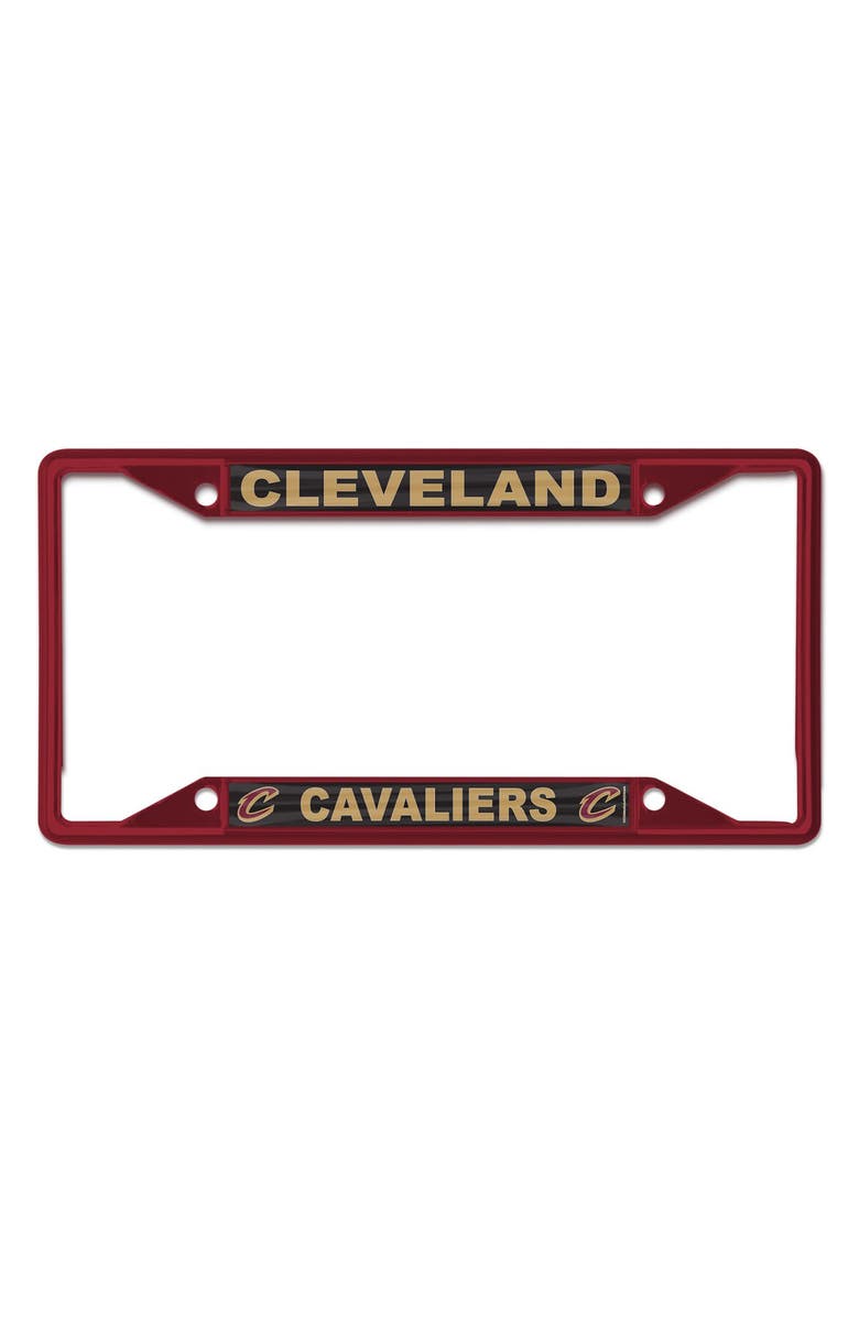 WINCRAFT Cleveland Cavaliers Chrome Color License Plate Frame, Main, color,