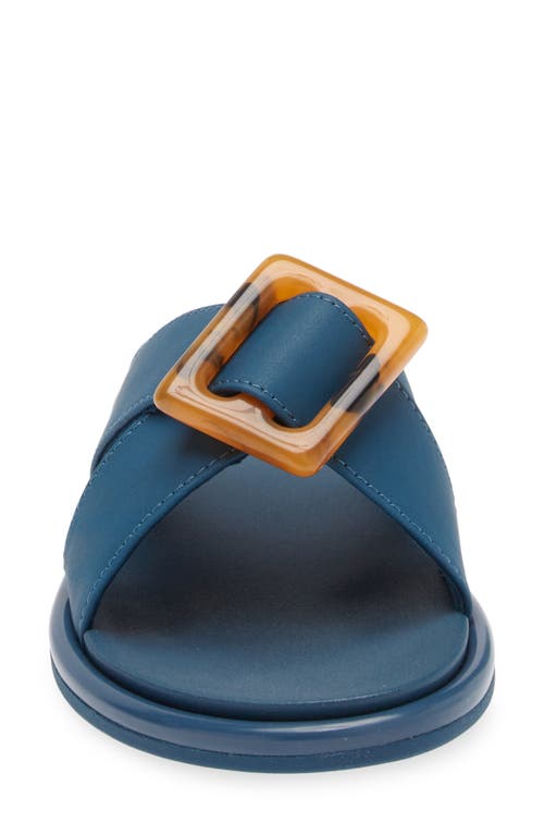 Olukai La'i Slide Sandal In Blue