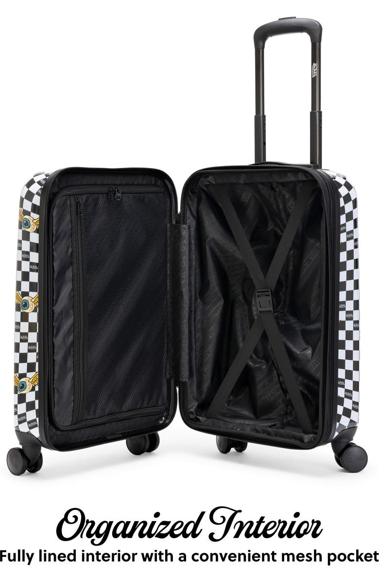 Von Dutch Vision Board Expandable Hardside Spinner Carry-on Suitcase, Alternate, color, Vision Board