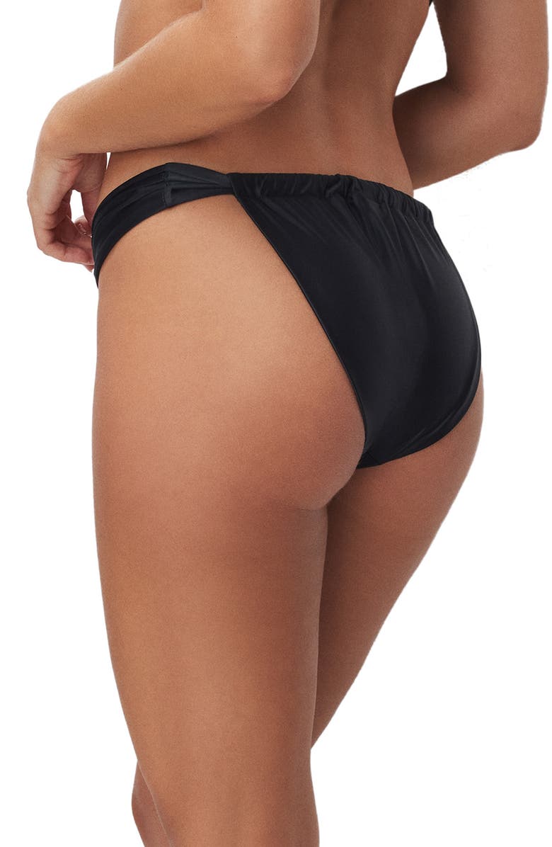 Good American Bali Ruched Bikini Bottoms, Alternate, color,