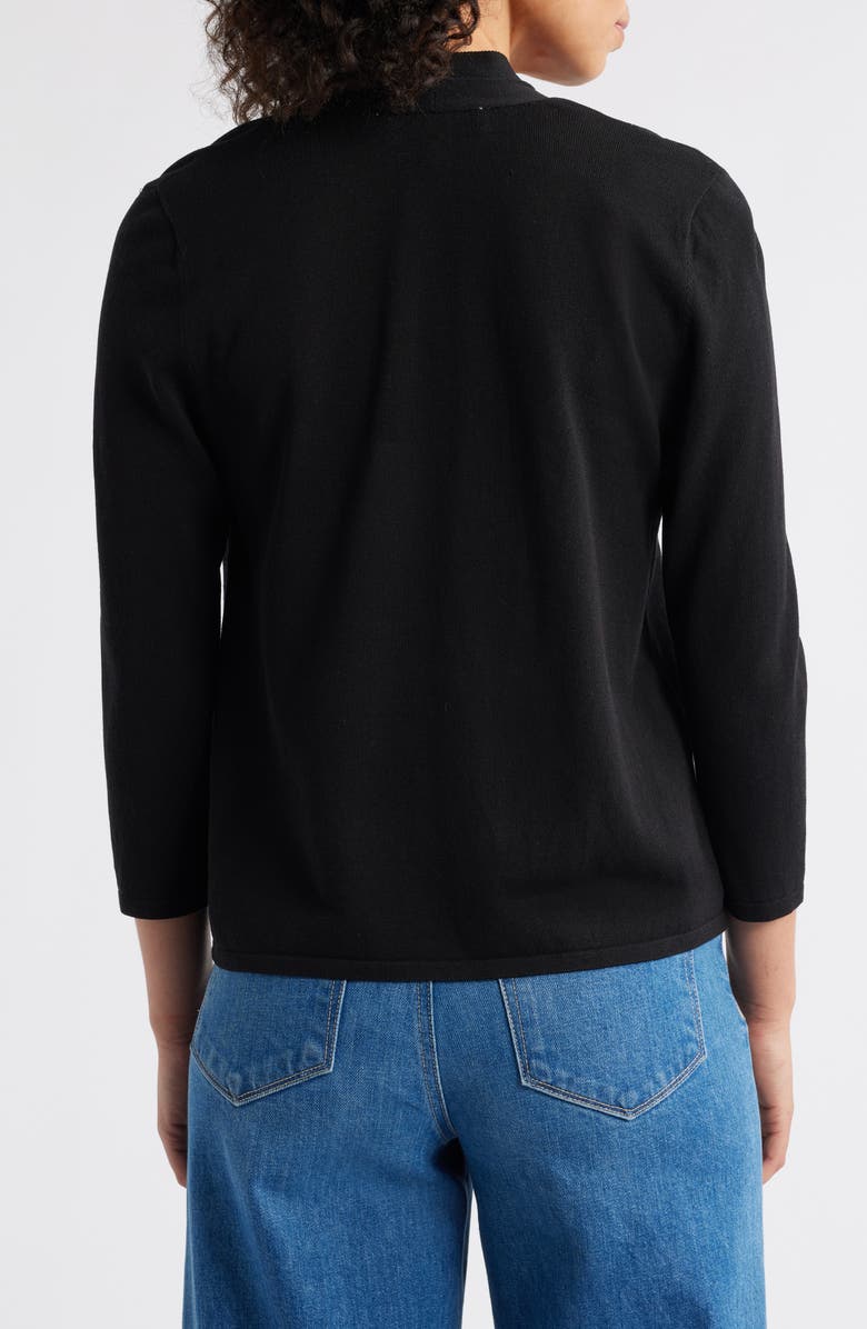 KASPER Long Sleeve Knit Cardigan Sweater, Alternate, color, 